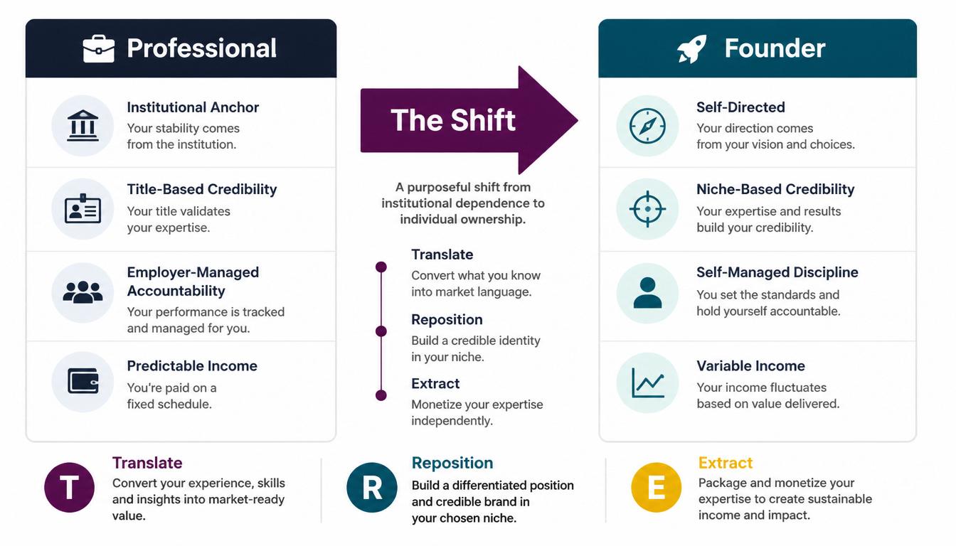 From Professional to Founder: The Identity Shift That Changes Everything